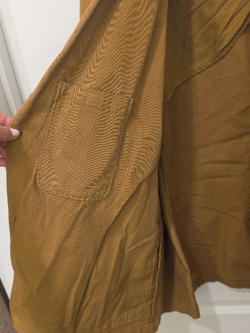 Goodfellow & Co Tan Lightweight Shirt Jacket - Picture 3 of 4